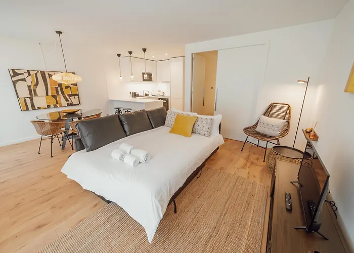 公寓 Guest Renovato Luxus Flat W/ Parking 波尔图